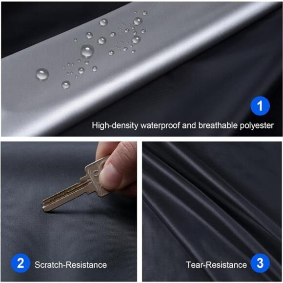 Car Cover for Automobiles All Weather Waterproof, Universal Fit Sedan Chevrolet - Picture 9 of 14